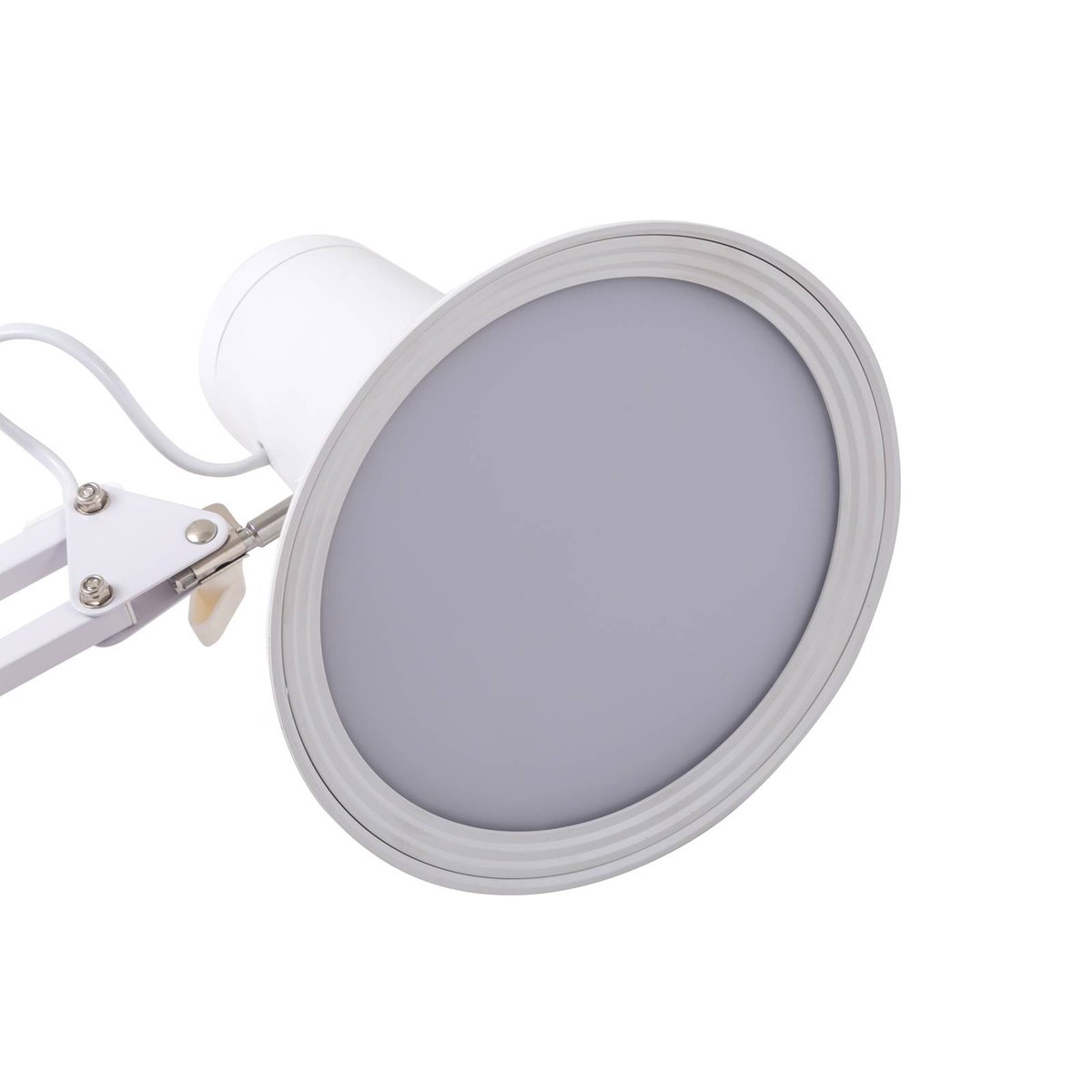 Lampe à pince en métalLED, Undra blanc, LINDBY