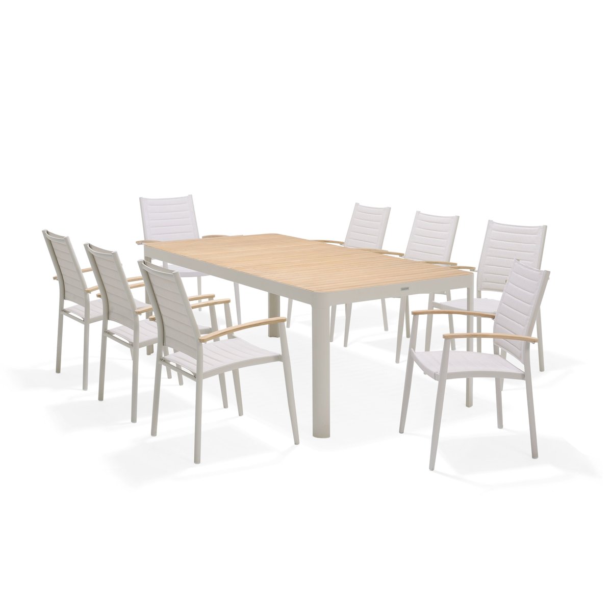Fauteuil d'extérieur aluminium blanc Azur blanc, ZAGO