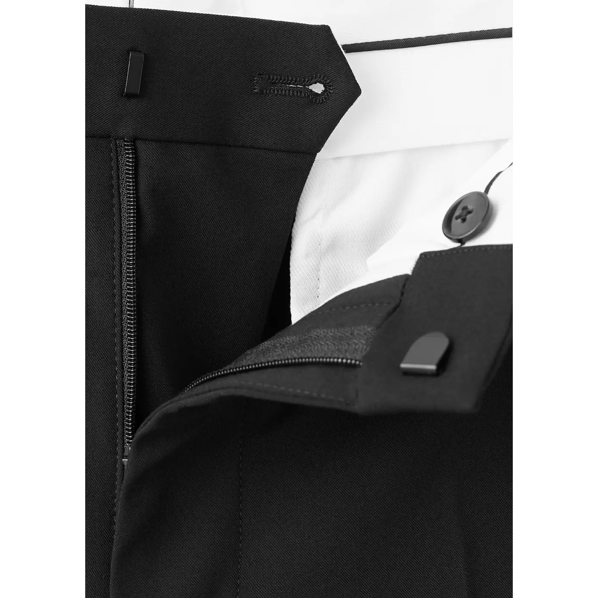 Pantalon costume Parí super slim-fit noir, MANGO MAN