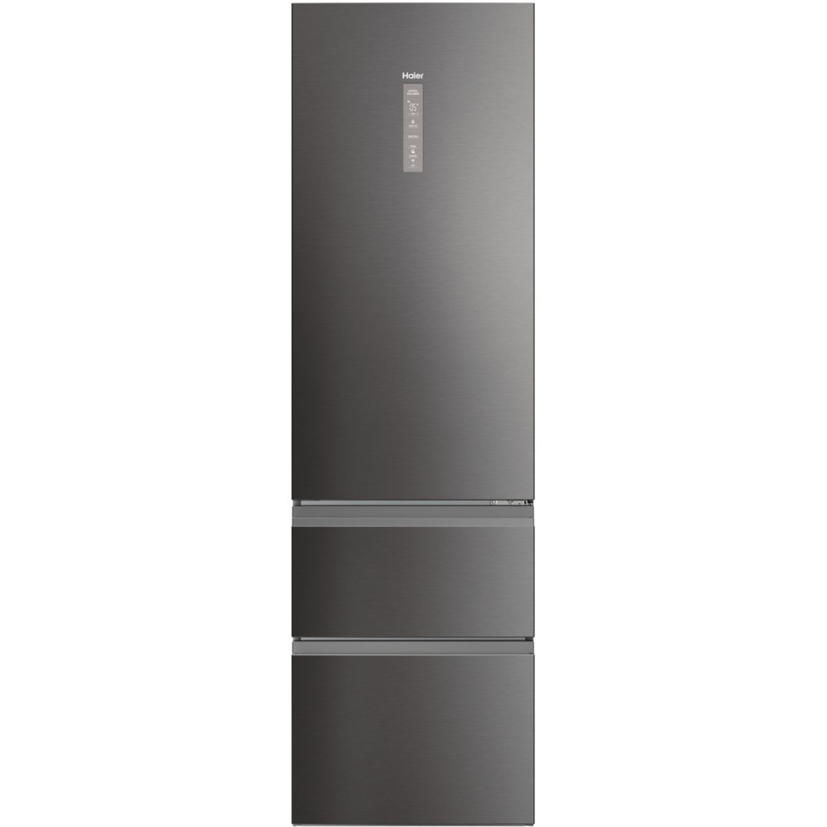 Réfrigérateur combiné HTW7620CNMP inox, HAIER