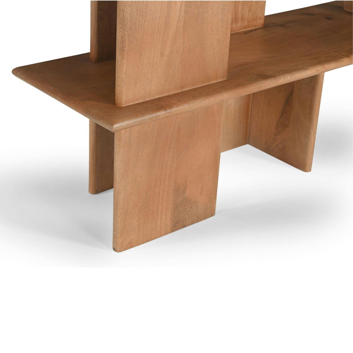 Bibliothèque en bois clair à plateaux ouverts 150 cm ALMA bois naturel, PIER IMPORT