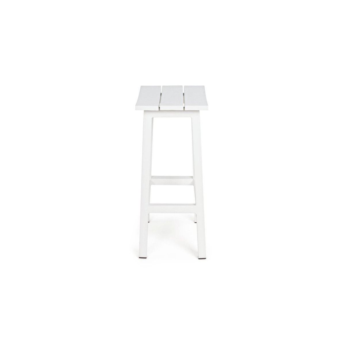Tabouret de bar de jardin en métal blanc H71 - BAYONNE blanc, HELLIN, DEPUIS 1862