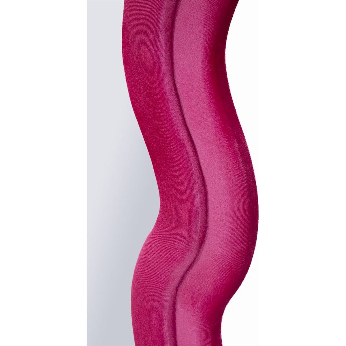 Miroir mural ondulé cadre en velours GLAM fuchsia, RECOLLECTION