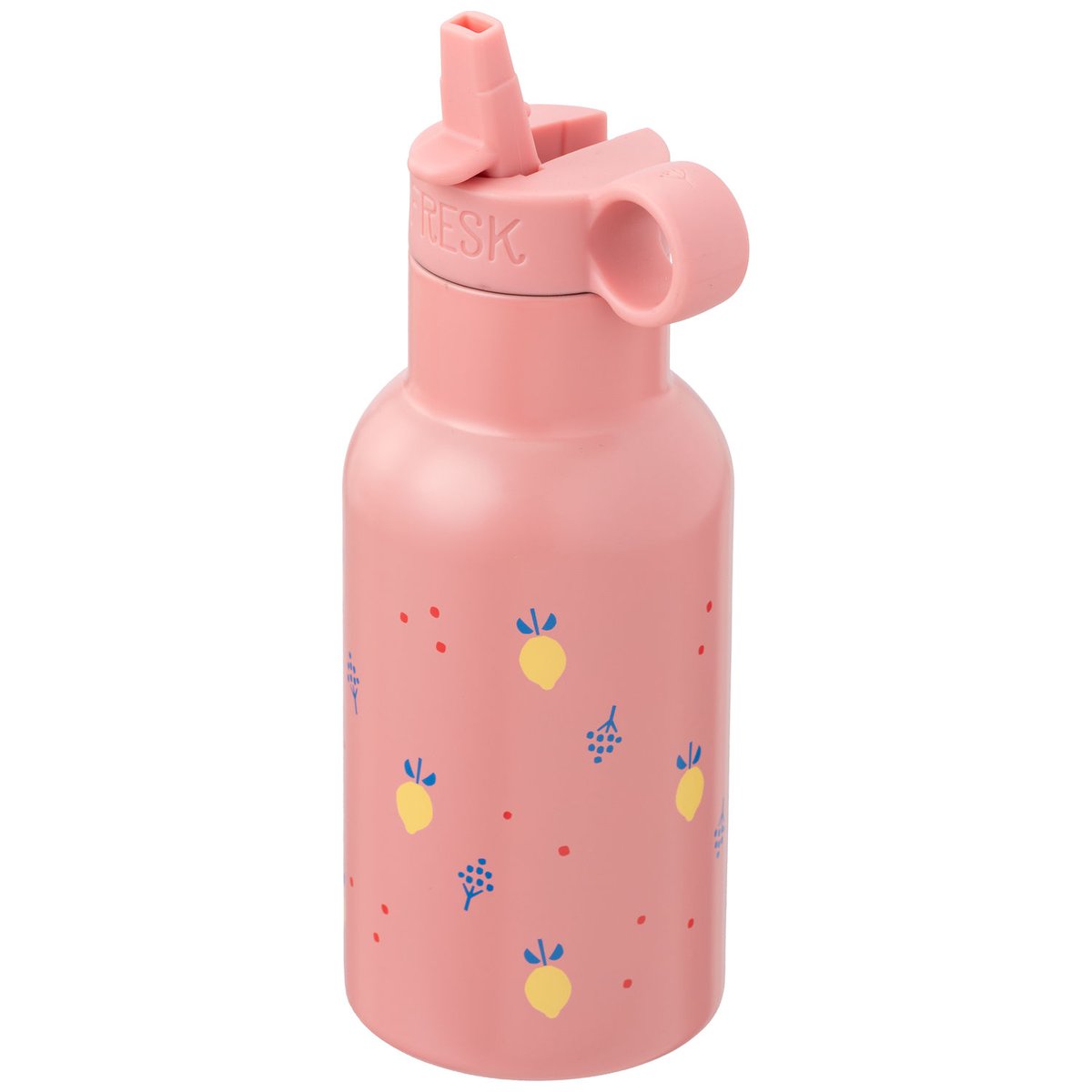 Gourde isotherme rose, jaune, bleu, FRESK
