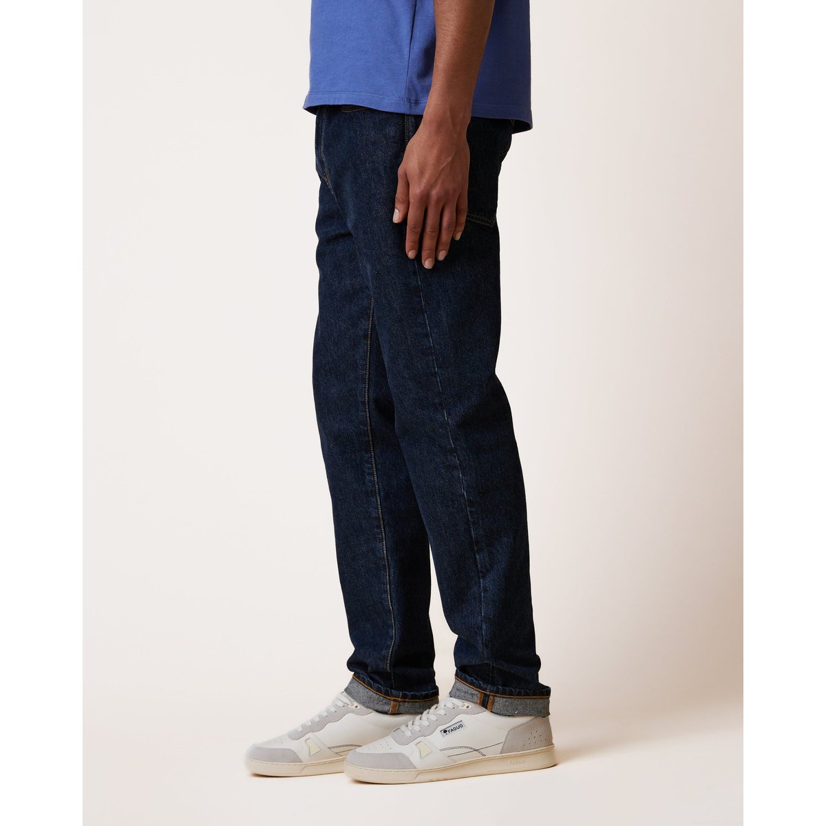 Jean denim brut délavé denim brut, FAGUO