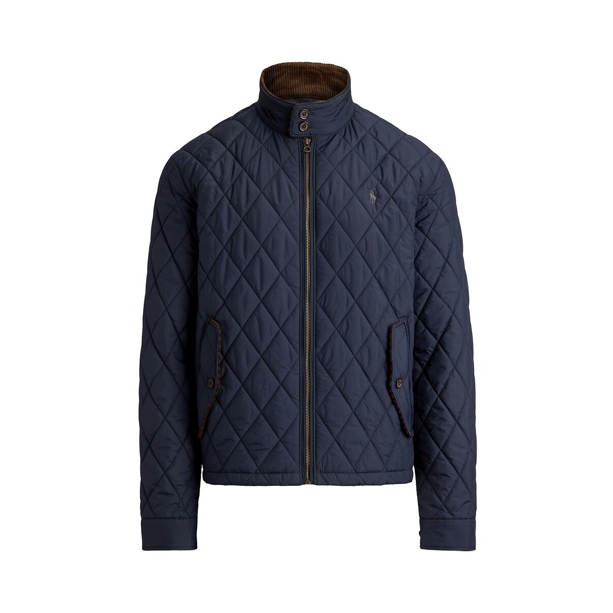 Chaqueta cortavientos acolchada azul marino, POLO RALPH LAUREN