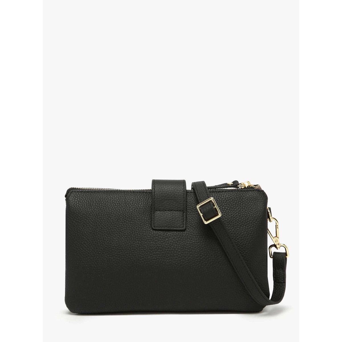 Sac bandoulière Equestre cuir noir, ETRIER