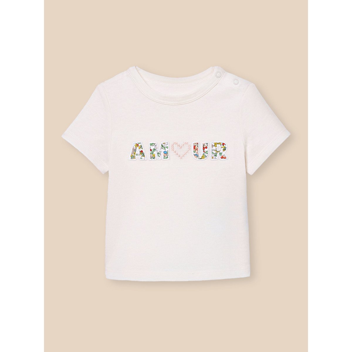 T-shirt tissu Liberty - coton biologique liberty nazanin, CYRILLUS
