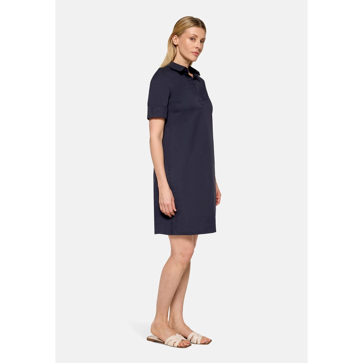 Robe-chemisier à poches night sky, VERA MONT