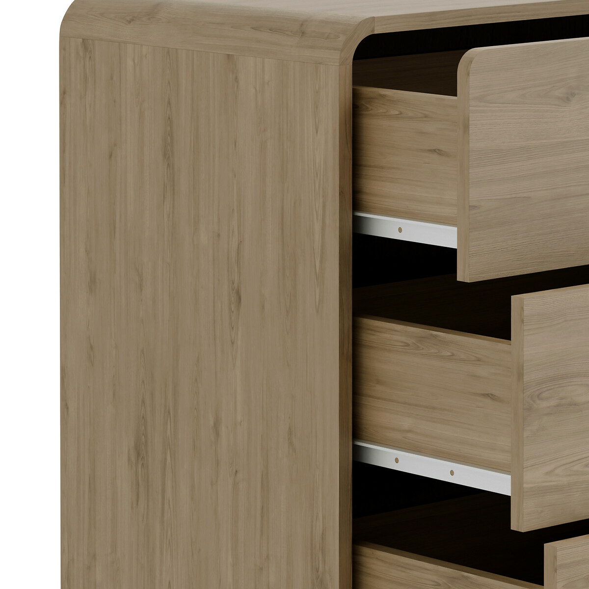 Seluna Retro Oak 6 Drawer Dresser natural oak, SO'HOME