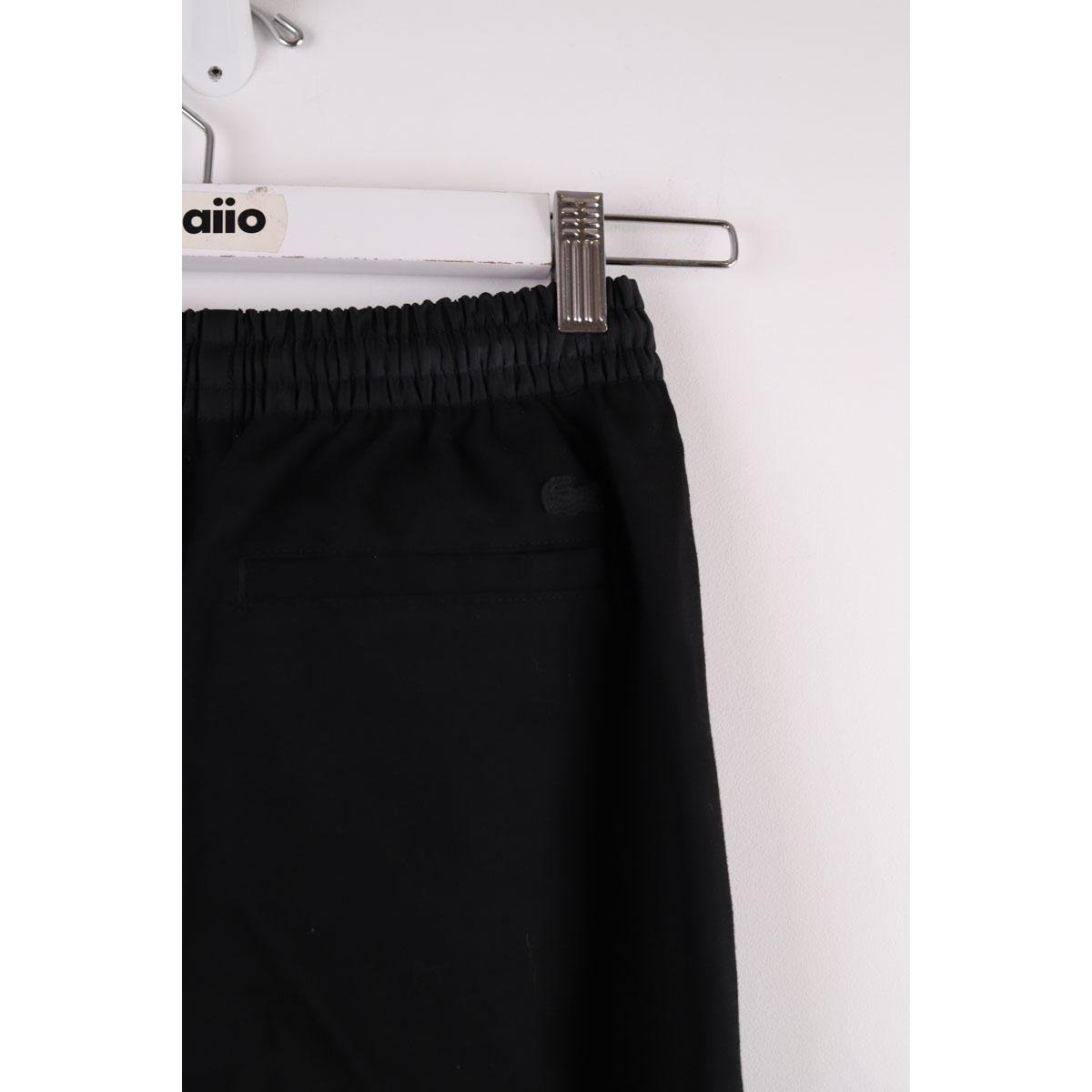Pantalon droit - Très Bon État noir, LACOSTE