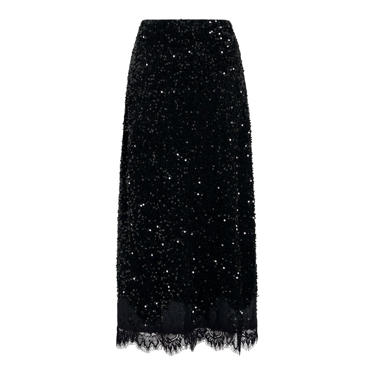 Jupe Mi-Longue noir - black1, VILA