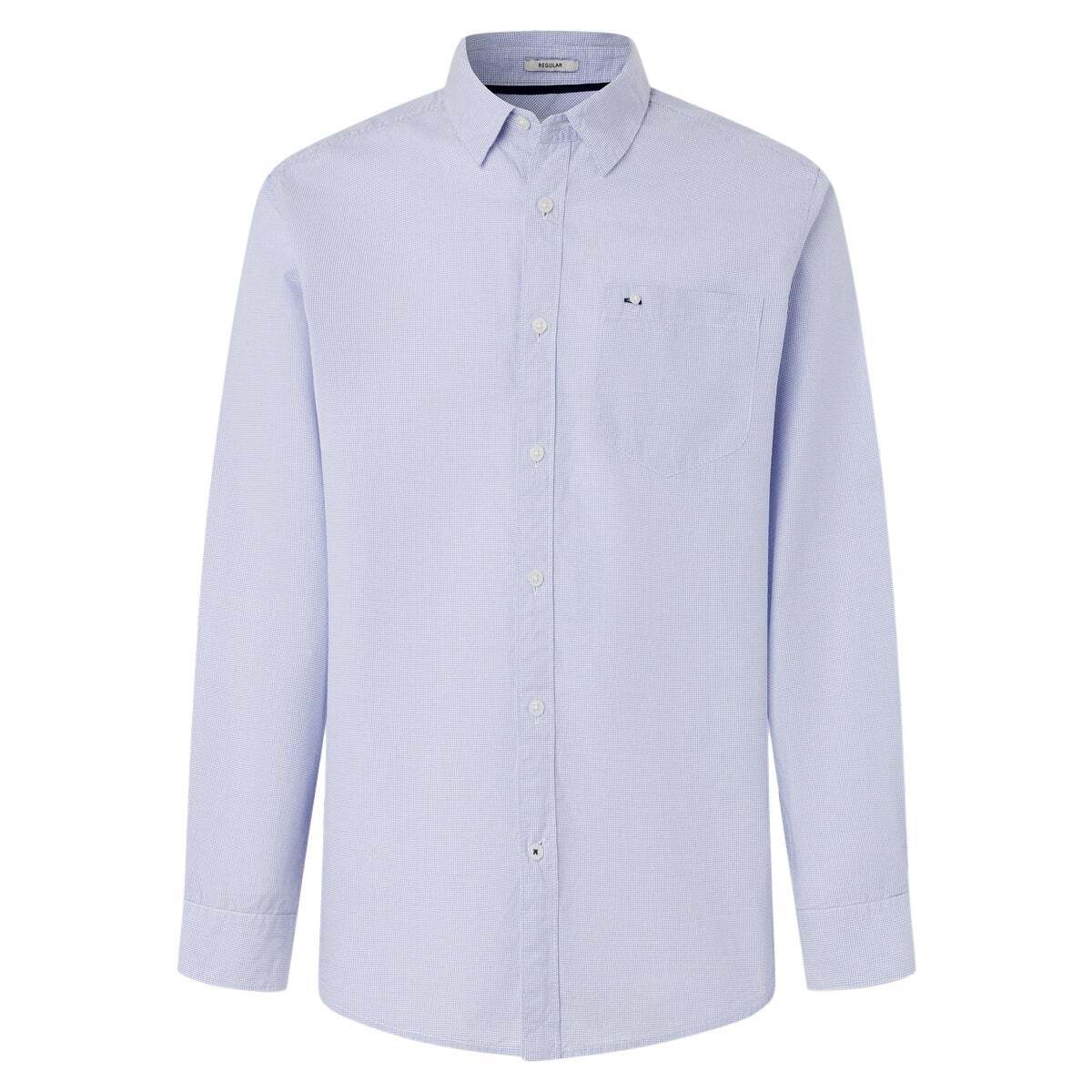 Chemise Coupe Regular À Carreaux En Popeline blanc, PEPE JEANS