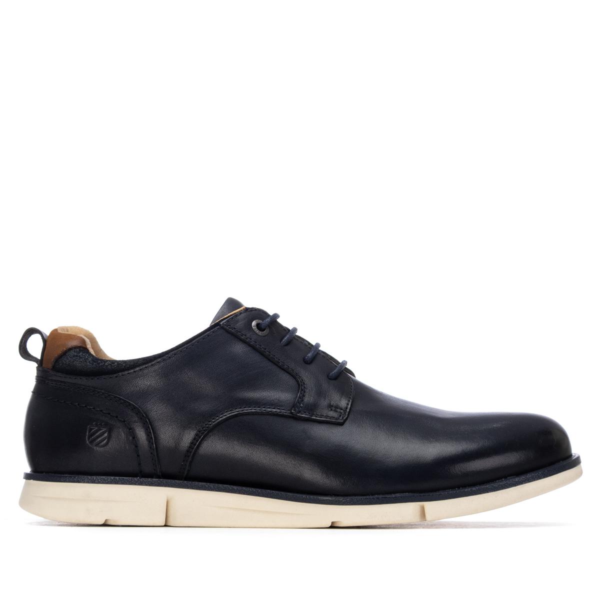 Chaussure Blucher/Derby Plaine Décontractée Lacets bleu marine, CARMELA