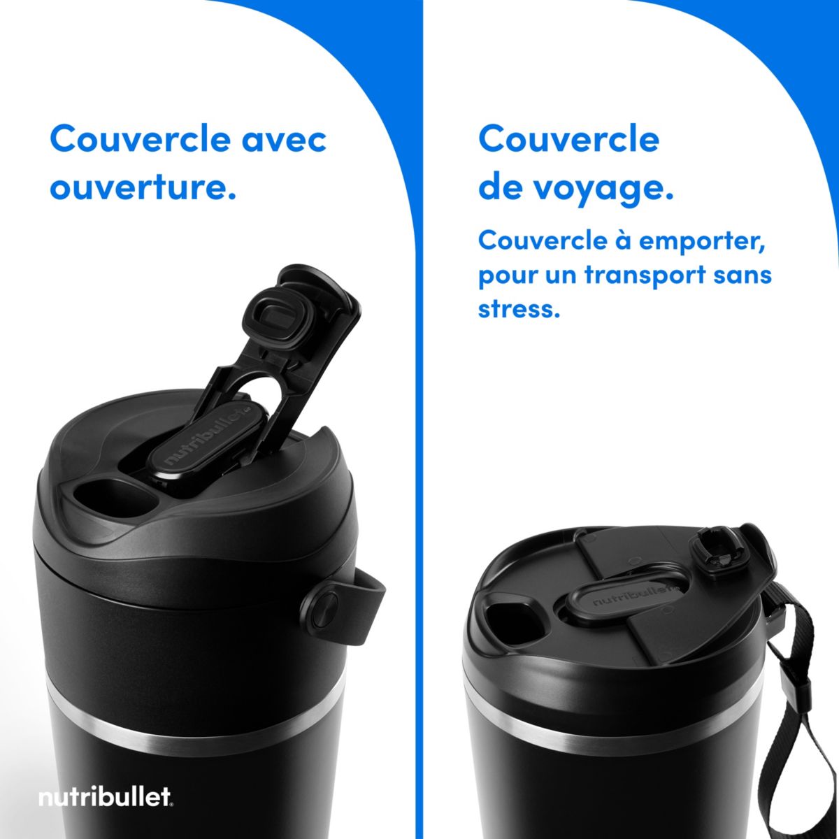 Blender portable FLIP NBP016B couleur unique, NUTRIBULLET