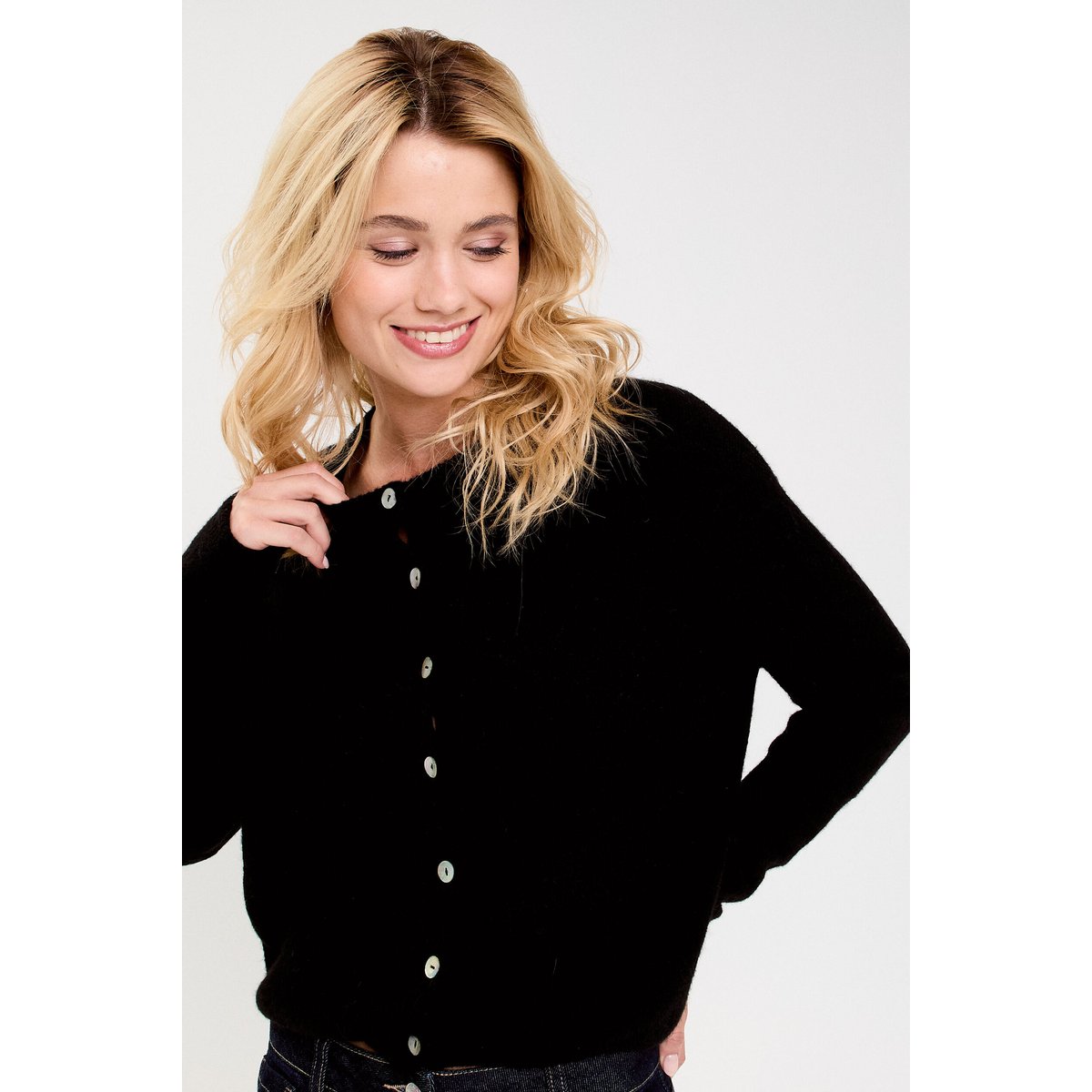 Gilet manches longues noir, CACHE CACHE