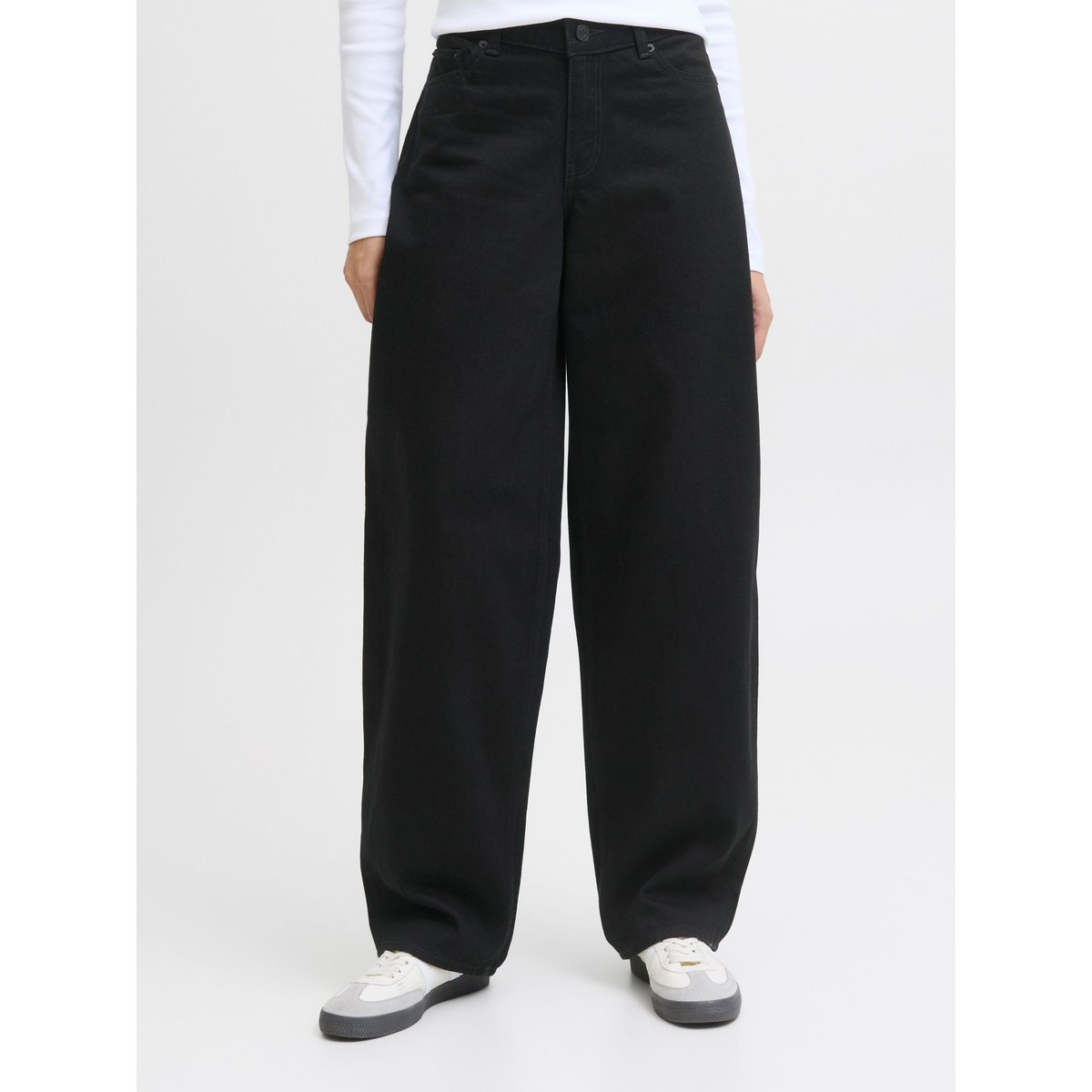 Jeans À Coupe Tonneau black denim, JJXX