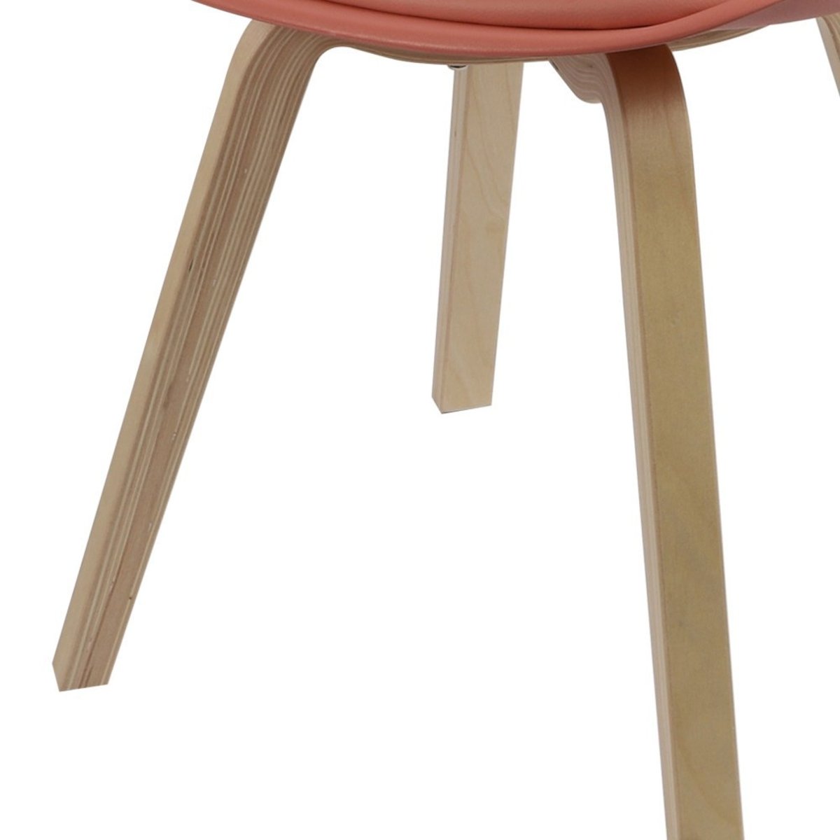 Chaise Scandinave Bois De Rose Avec Coussin rose, DECORATIE