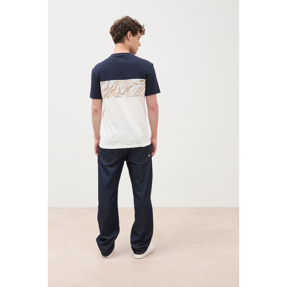 T-shirt manches courtes ecru, BONOBO