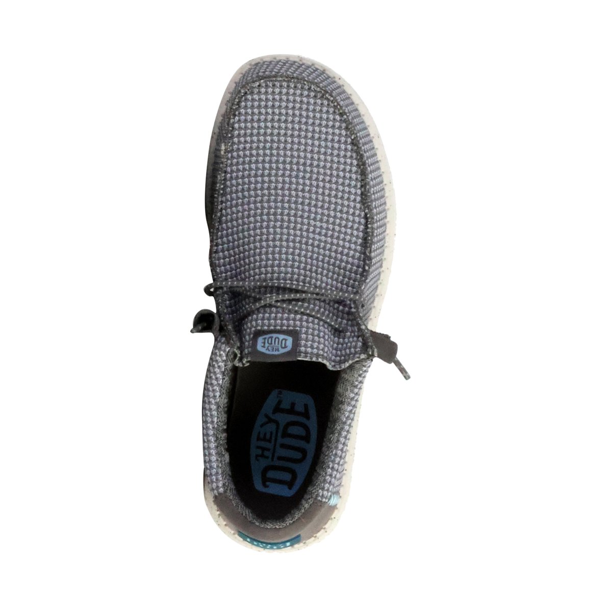 Moccassin à Lacets Wally Sport Mesh gris, HEY