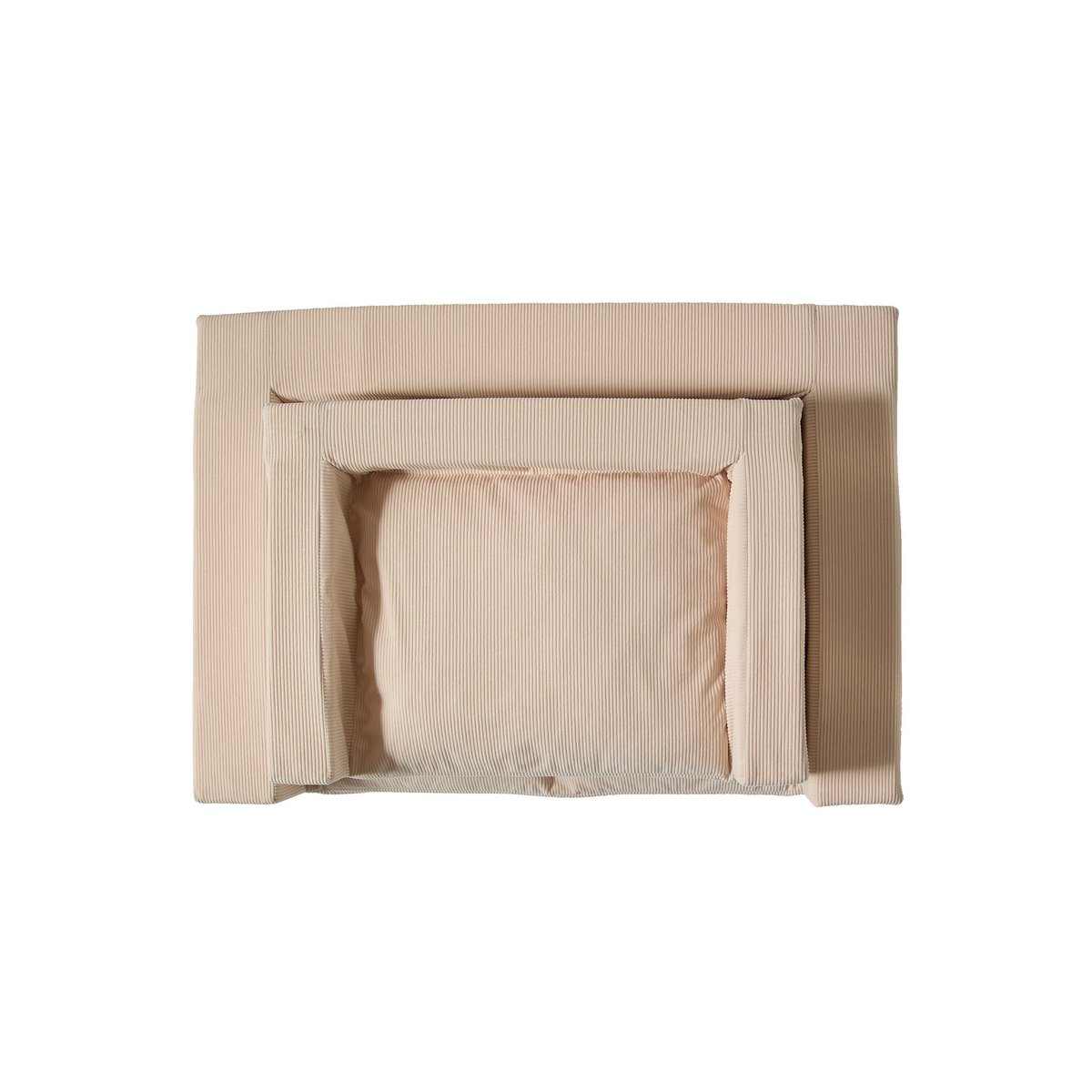 Sofa chien moyen velours côtelé couleur unique, VERTBAUDET