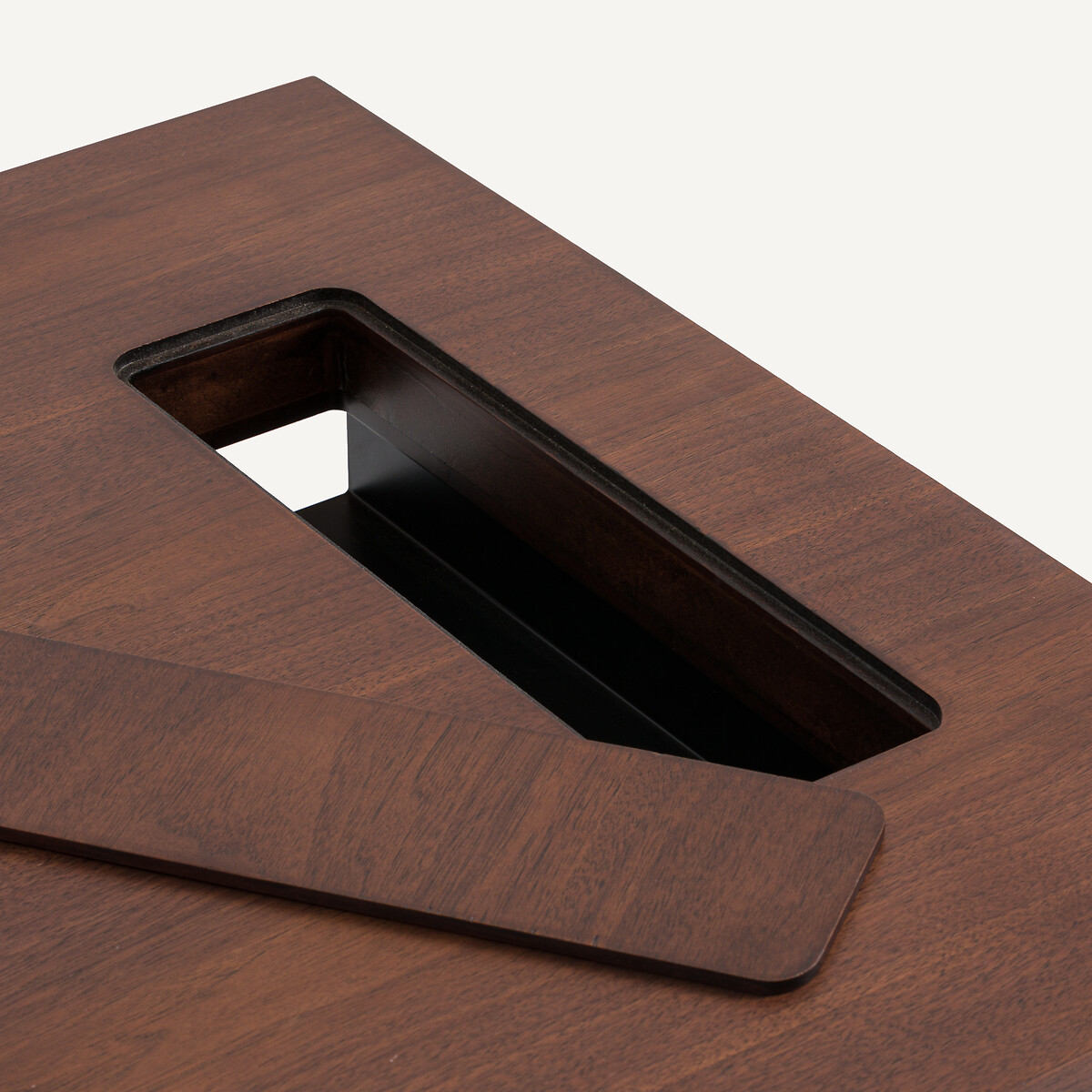 Plateau de bureau en plaqué noyer, largeur 150 cm, MIKUBE noyer, AM.PM