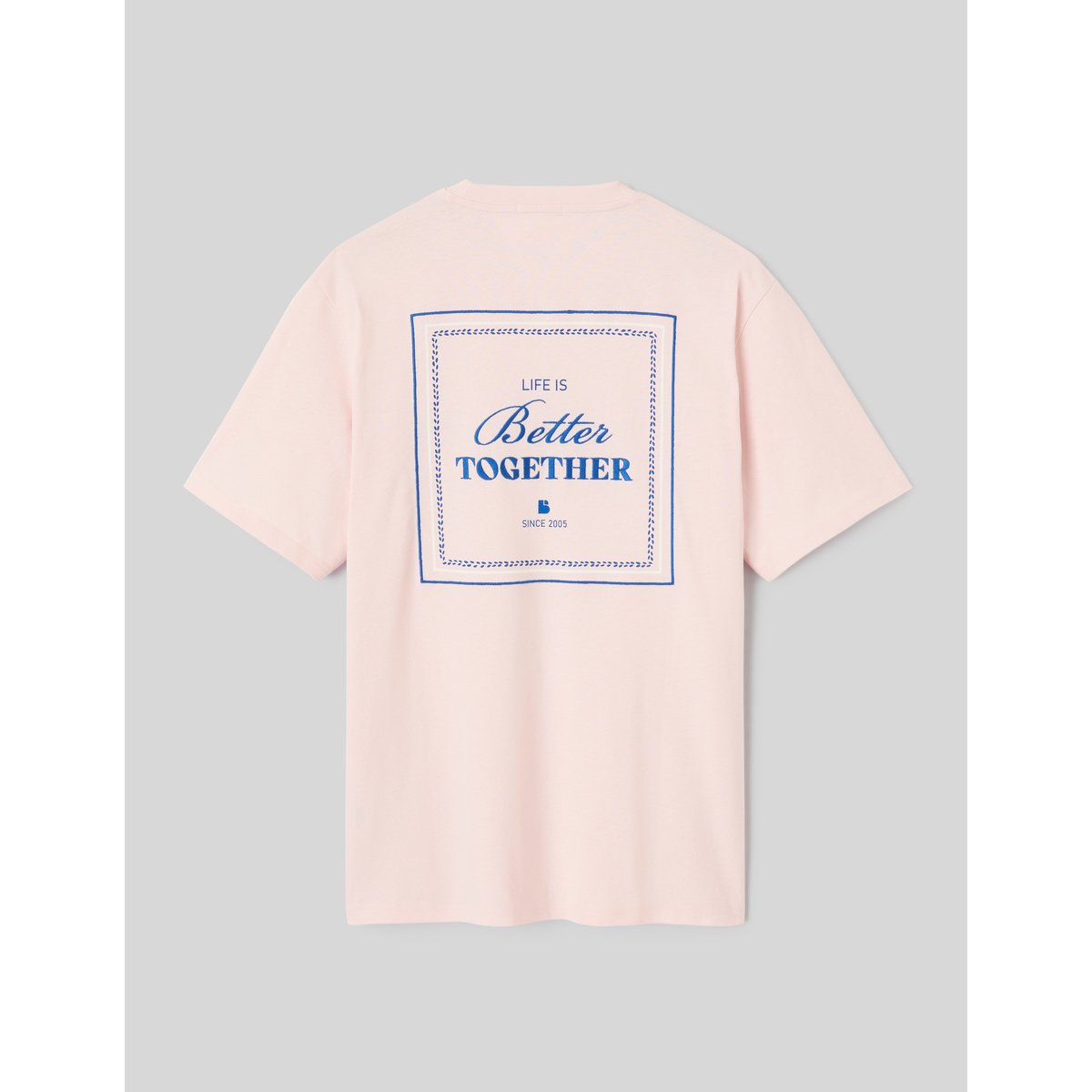 T-shirt animation devant/dos rose, BZB