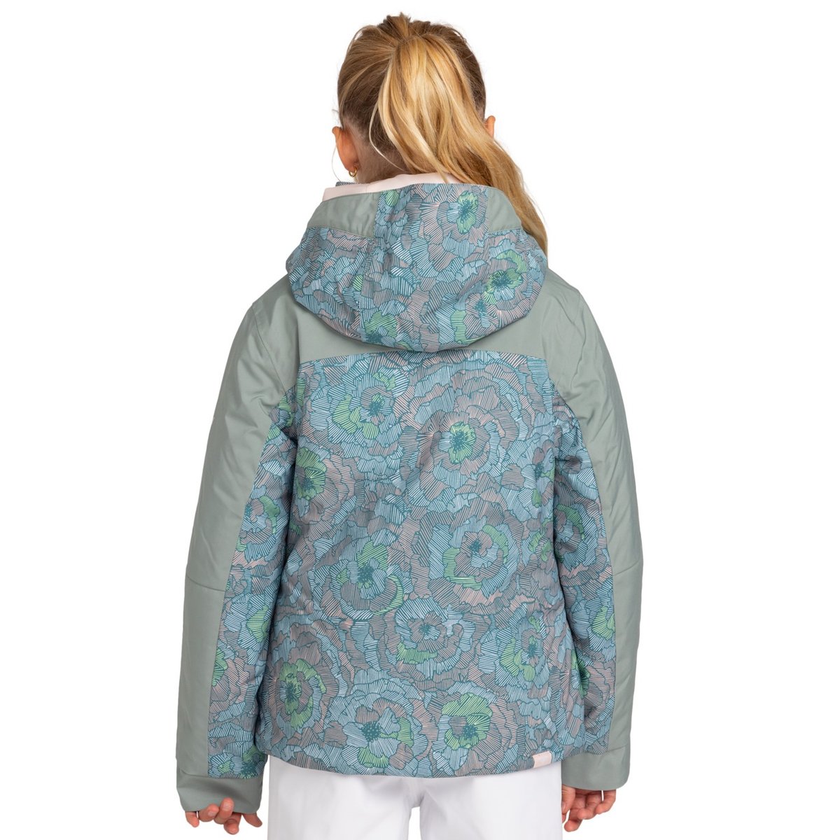 Veste de snow FREE JET. rose pink salt sketchbook, ROXY