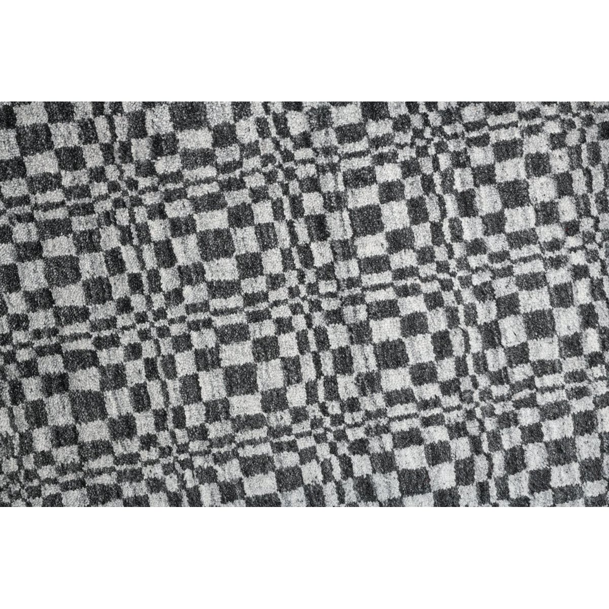Tapis MYSORE, tufté main, 100% viscose, plat gris, THEKO