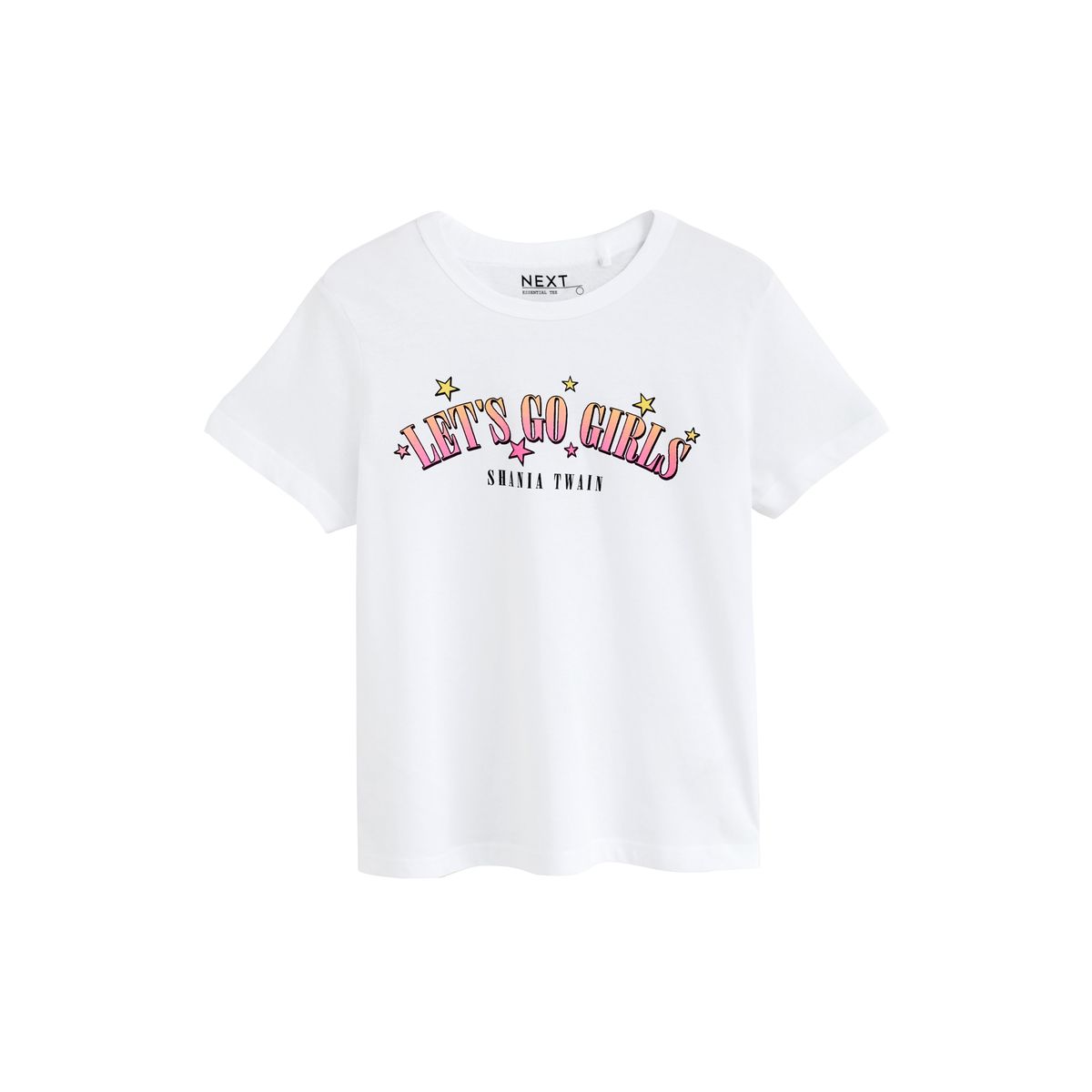 T-shirt à manches courtes shania twain blanc, NEXT