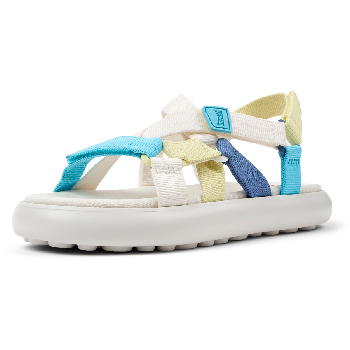 Sandales Pelotas Flota Sandal Twins blanc - bleu, CAMPER