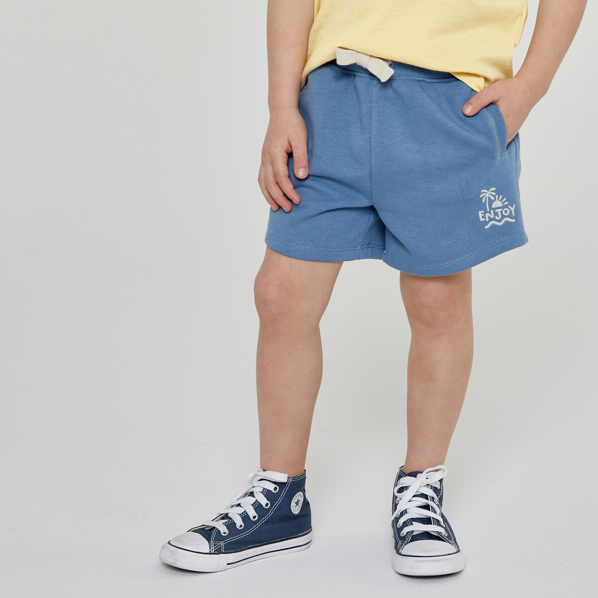 Lot de 3 shorts en molleton multicolore, LA REDOUTE COLLECTIONS