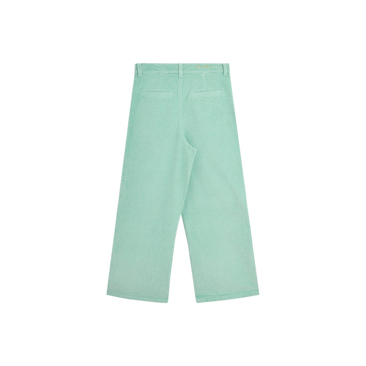 PANTALON JANE VELOURS MINT vert emeraude, PULLIN