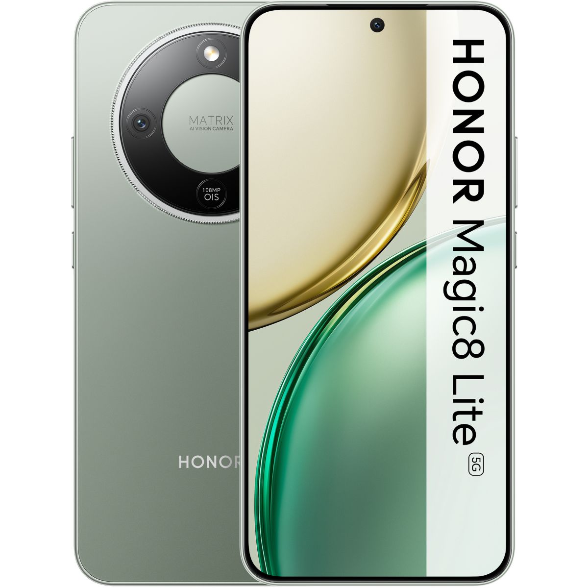 Smartphone Magic 8 Lite Vert 256Go couleur unique, HONOR