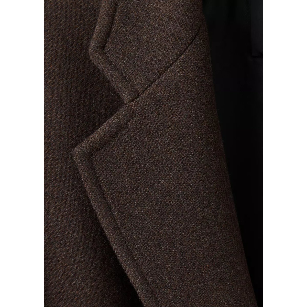 Manteau laine Manteco ceinture marron, MANGO