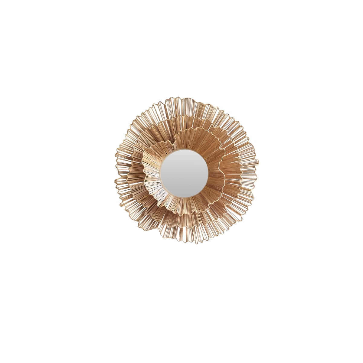 Miroir en Fibres végétales, PIA naturel, TIKAMOON