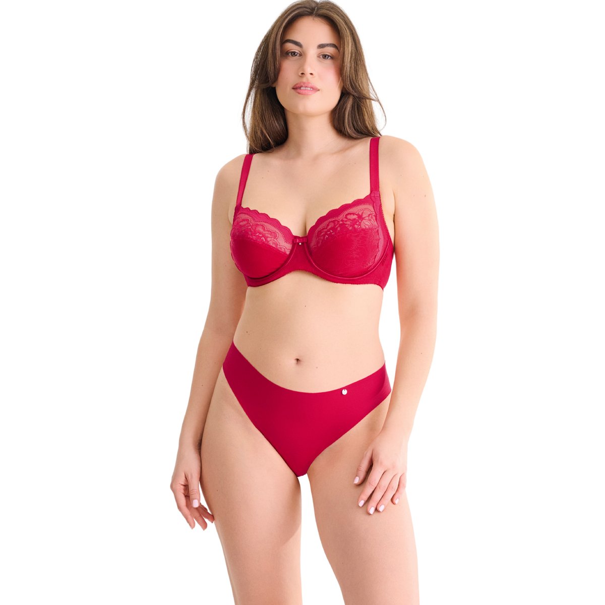Brésilien coupe nette EVERYDAY rouge, LISCA
