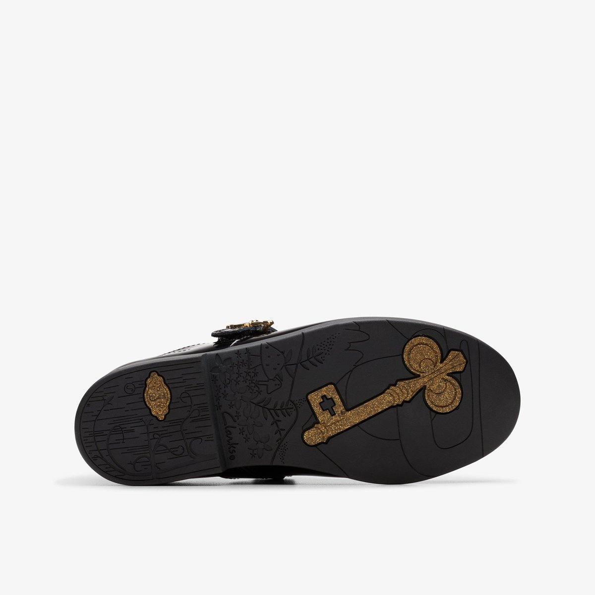 Derbies Brevet Coupe Large LOCK SHINE K noir, CLARKS