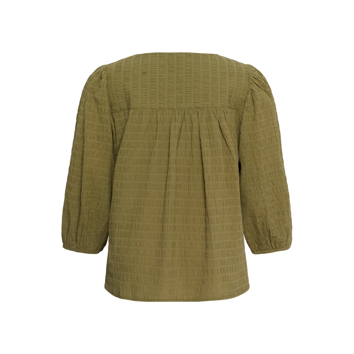 Blouse à manches longues vert aloe, KAFFE CURVE