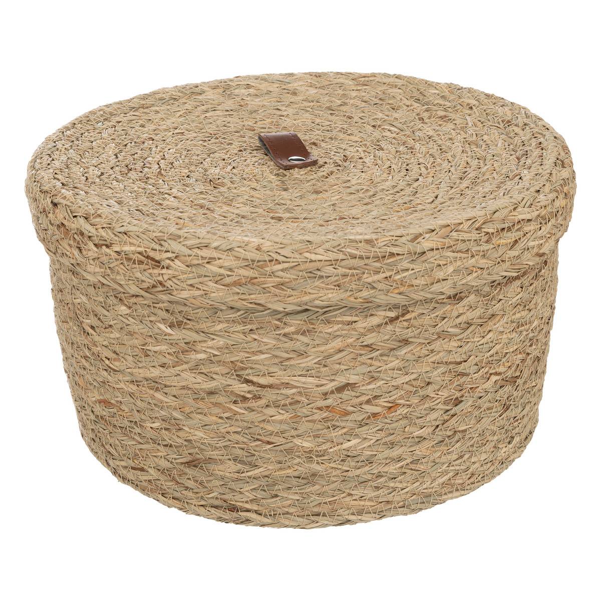 Lot de 2 boîtes ARIANNA beige, ATMOSPHERA
