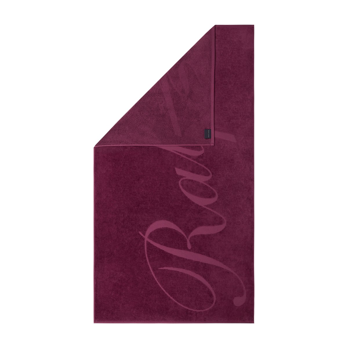 Serviette de plage en coton, CL RALPH merlot, RALPH LAUREN HOME