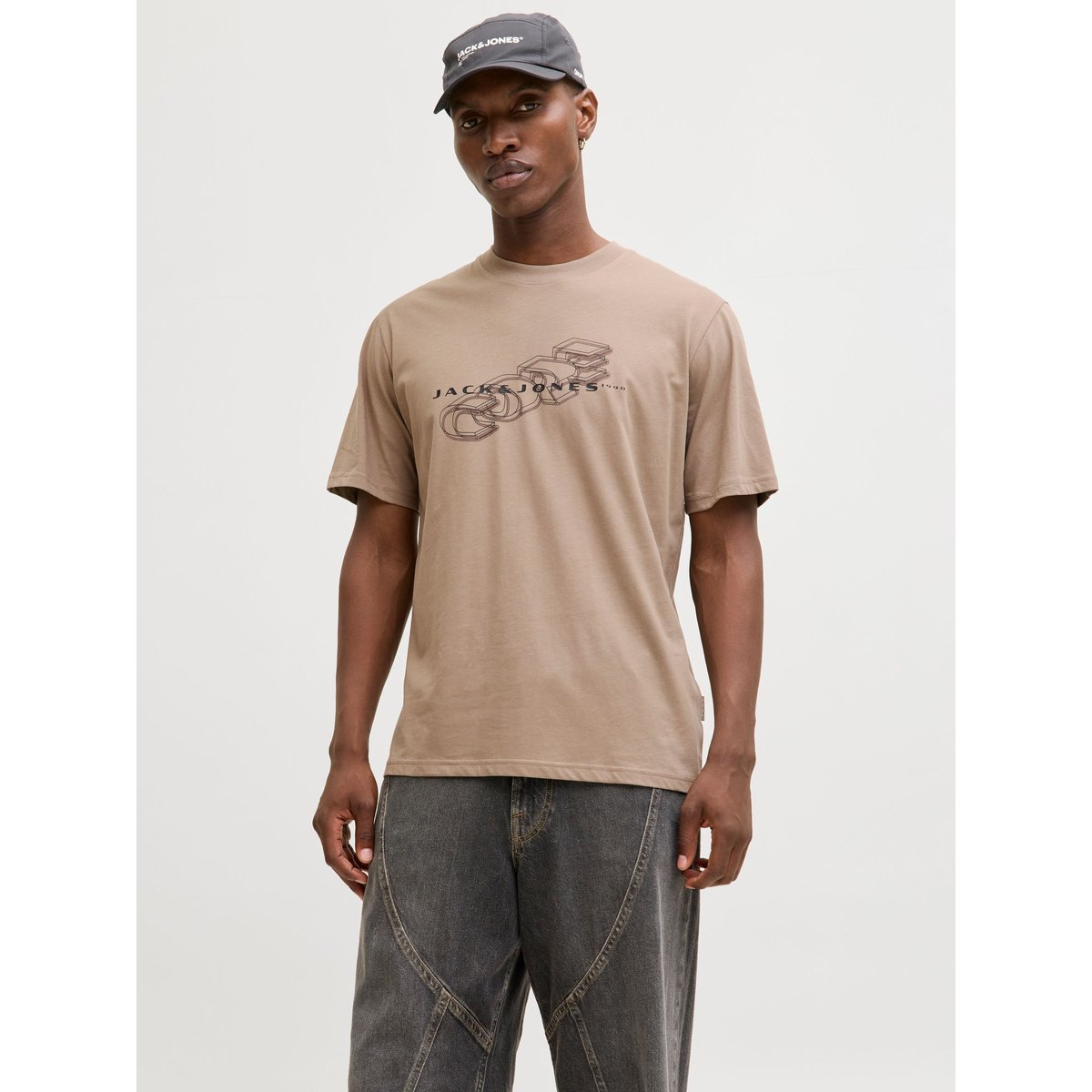 T-Shirt desert taupe, JACK & JONES