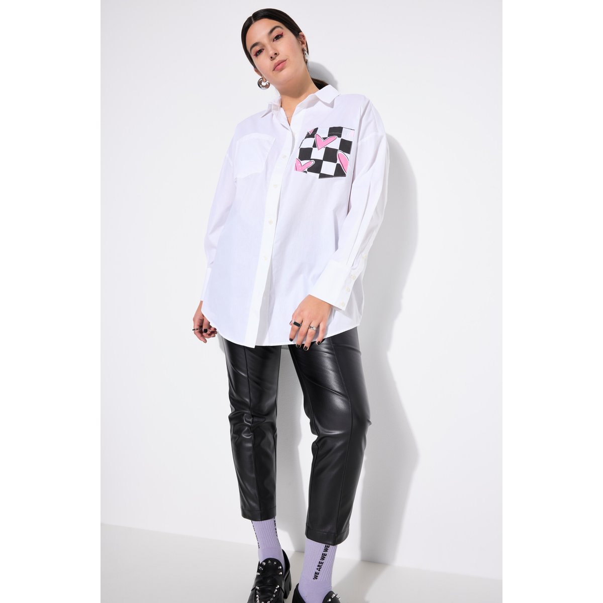 Chemisier coupe Boxy blanc neige, STUDIO UNTOLD