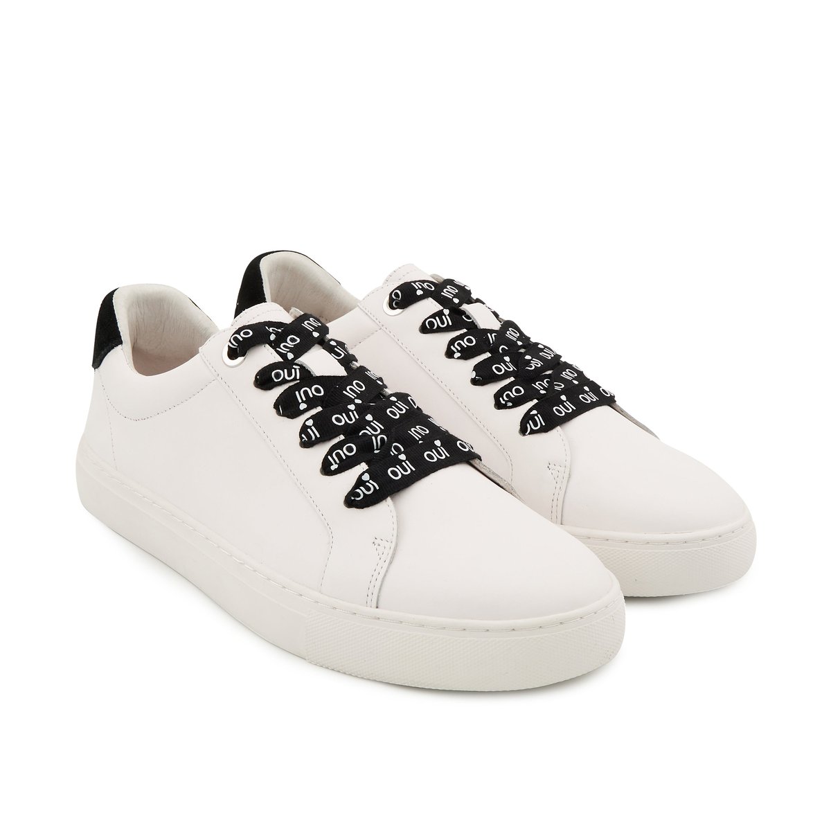 Baskets En Cuir Simone Homme Elise Hameau Toute La Vie blanc, BONS BAISERS