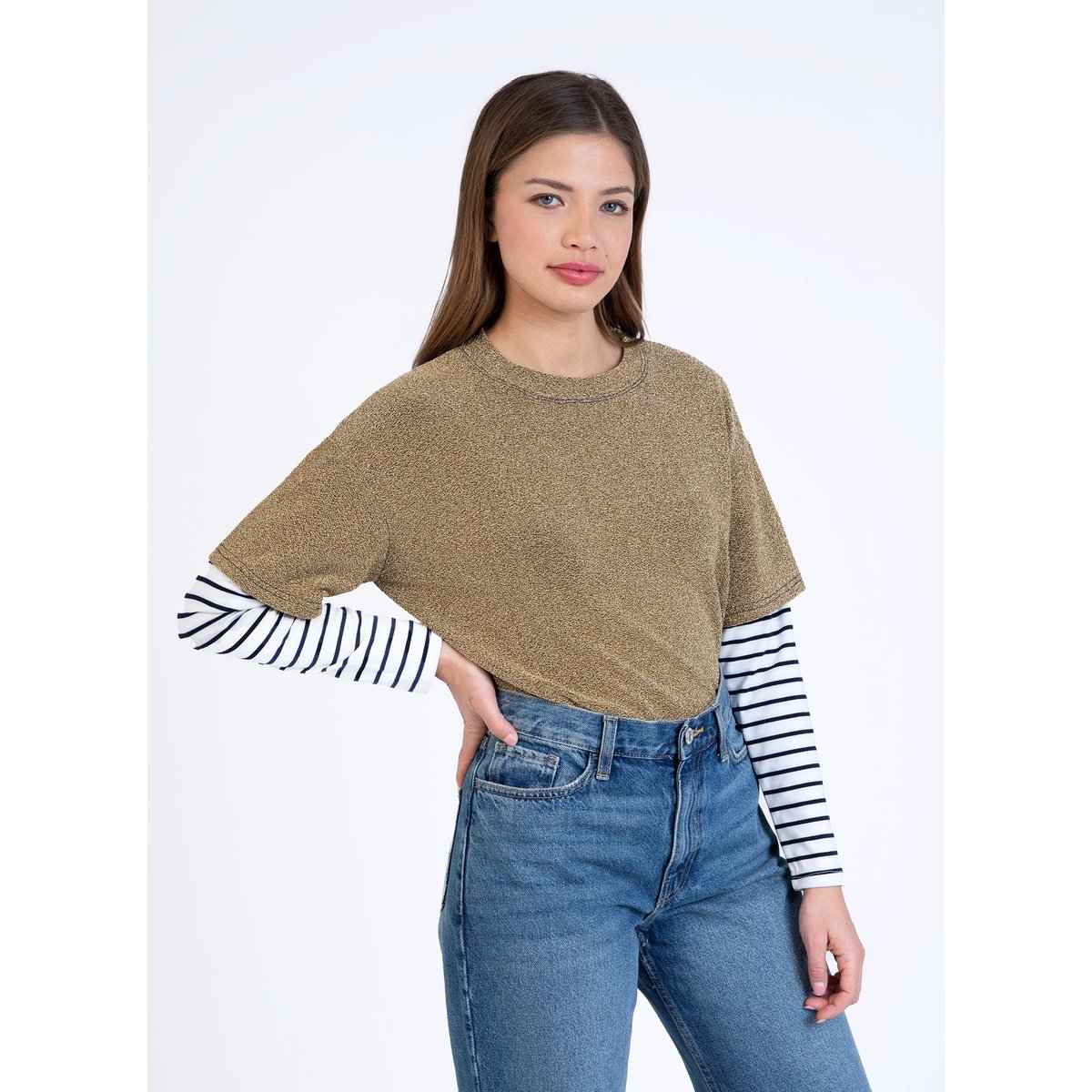 T-shirt ALOISE gold, AN'GE