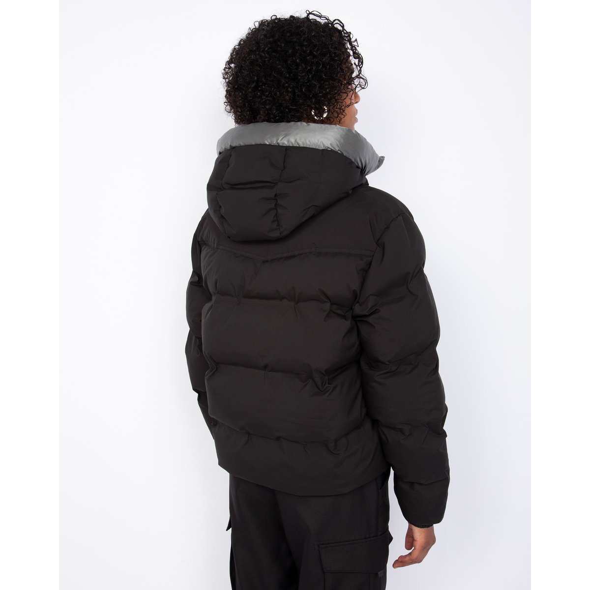 Doudoune à capuche outdoor noir, SCHOTT