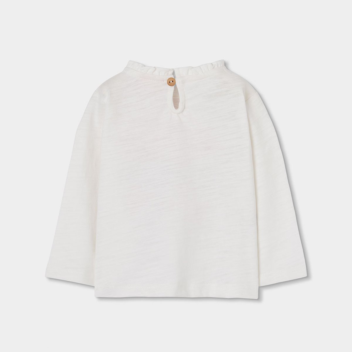 T-shirt fille imprimé fleurs blanc, BOBOLI