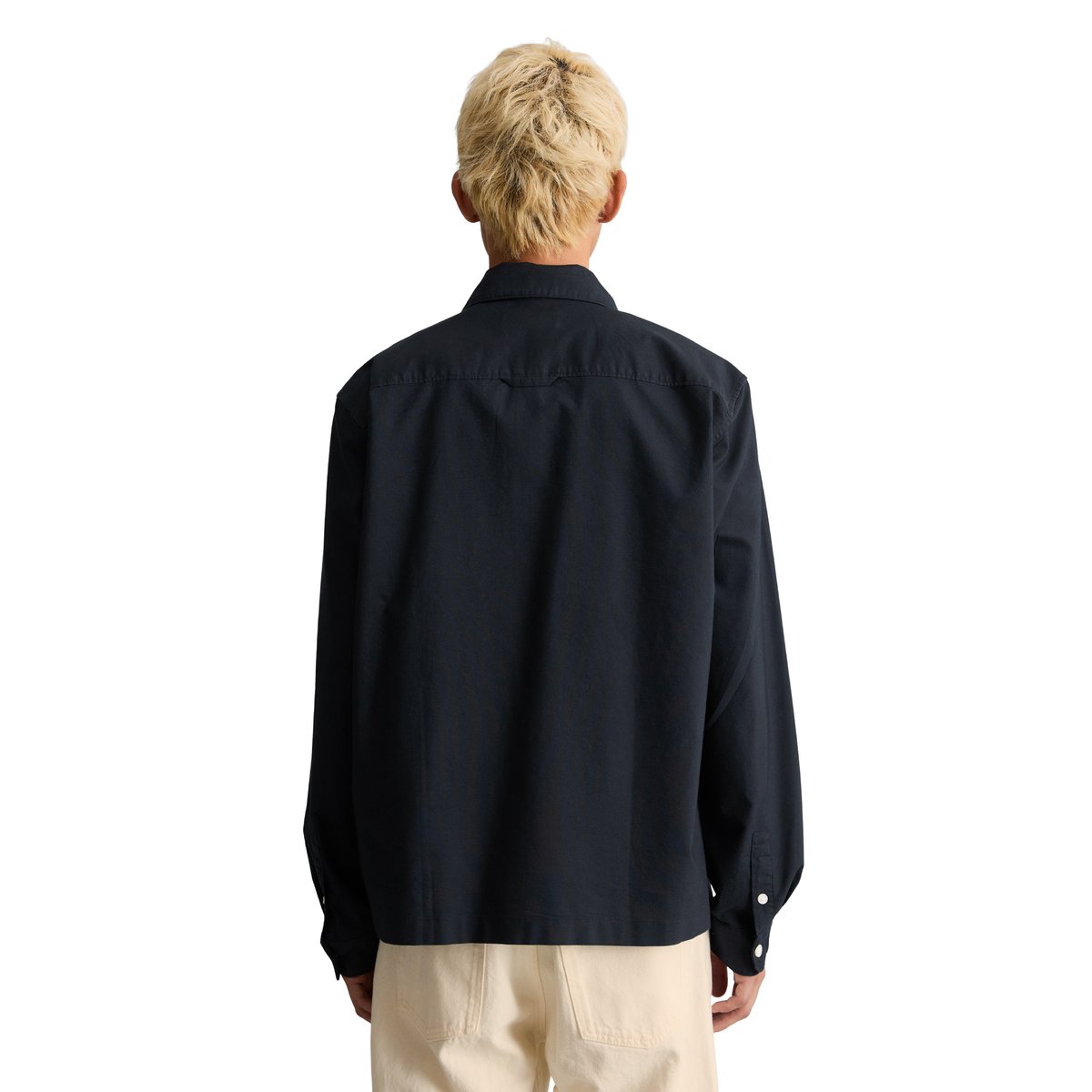Chemise Oxford ample en coton bio bleu, MARC O’POLO DENIM