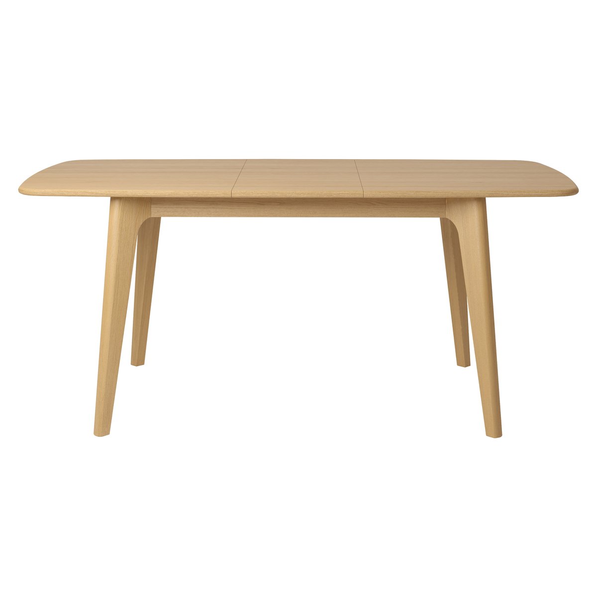 Table repas sublime 140 cm avec allonge intégrée chêne naturel, ZAGO