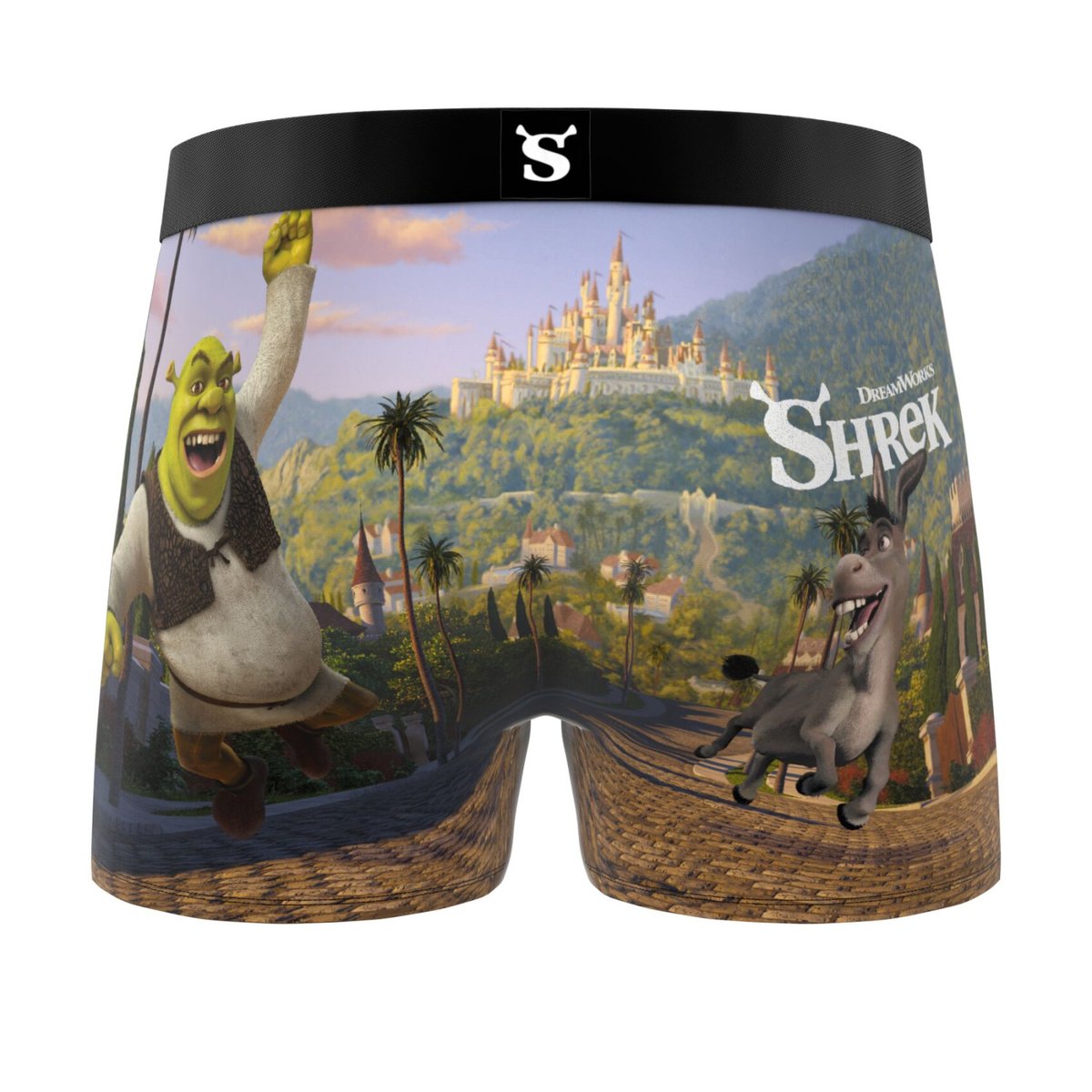 Lot De 3 Boxers Shrek vert/bleu/noir, FREEGUN